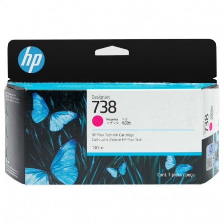 HP 738 130-ml magenta DesignJet tindikassett