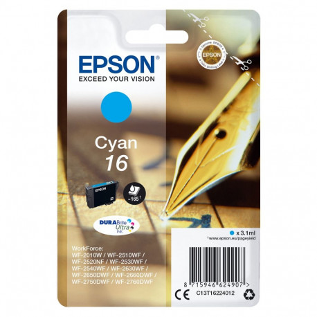 Epson 16 C13T16224012 tsüaan tint kuni 165 lehekülge