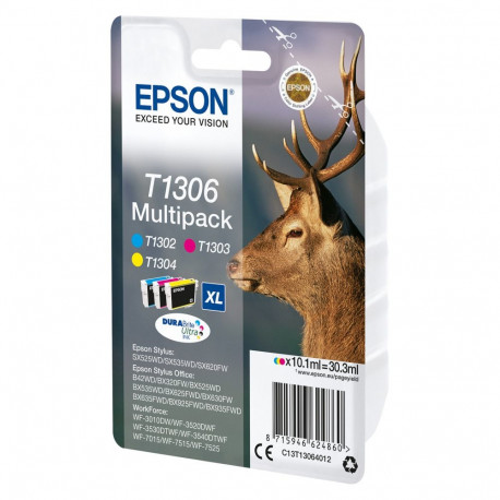 "Epson Tinte T1306 C13T13064012 3er Multipack (MCY)"