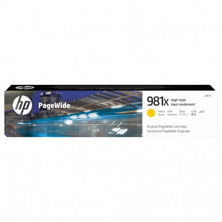 HP 981X suure mahuga kollane PageWide tindikassett