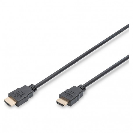 "DIGITUS HDMI High Speed mit Ethernet Anschlusskabel, 3m, sw"