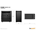 "Midi be quiet! PURE BASE 501 Airflow Black"