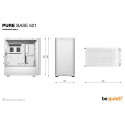"Midi be quiet! PURE BASE 501 Airflow Window White"