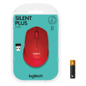 "Logitech M330 Silent Plus wireless Rot"