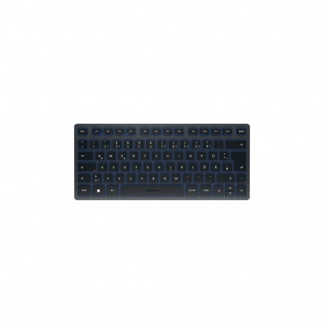 "Cherry Keyboard KW 7100 MINI [DE] black/blue BT"