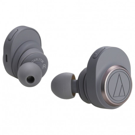 "audio-technica ATH-CKR7TW True Wireless IE Headphones grey"