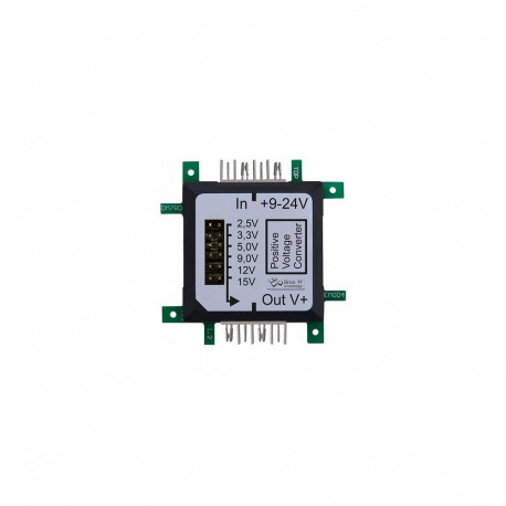 "ALLNET BrickRknowledge Spannungsregler PWR 7...24V DC to +2,5/+3,3/+5/+9/+12/+15V, 5A/1A"