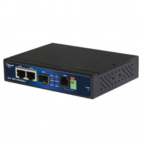 "Z ALLNET Punkt-zu-Punkt Modem VDSL2 via 2-Draht unmanaged ALL-MC116V2 / Max. 3km mit max. 160Mbit/s