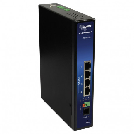 Z ALLNET tööstuslik VDSL2 vektoreerimisega silla modem IP30 VDSL2V ALL-BMI100VDSL2V