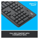 "Logitech MK295 Silent Wireless Combo Graphite QWERTY US"