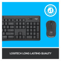 "Logitech MK295 Silent Wireless Combo Graphite QWERTY US"