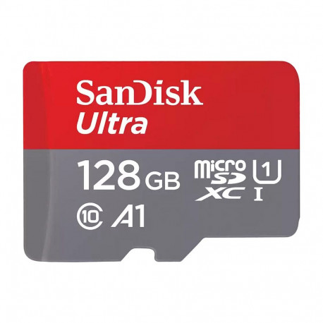Sandisk Ultra 128GB microSDXC mälukaart 140MB/s + adapter
