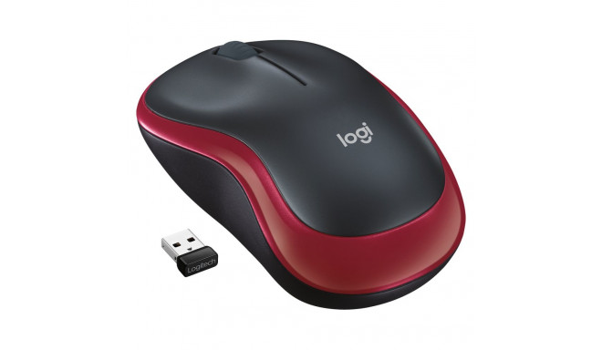 "Logitech M185 Wireless red"