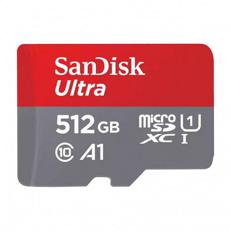 Sandisk mälukaart Ultra 512GB microSDXC 150MB/s adapteriga