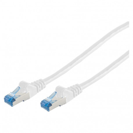 "Patchkabel CAT6a RJ45 S/FTP PiMF 15m Weiß"