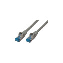 "Patchkabel CAT6a RJ45 S/FTP PiMF 0,5m Grau"