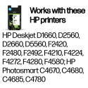 "HP 300 original Ink cartridge CN637EE black and tri-colour standard capacity 2 x 4ml black: 200 pag