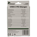 "Charger USB-C 65W Black INTER-TECH PD-2065"