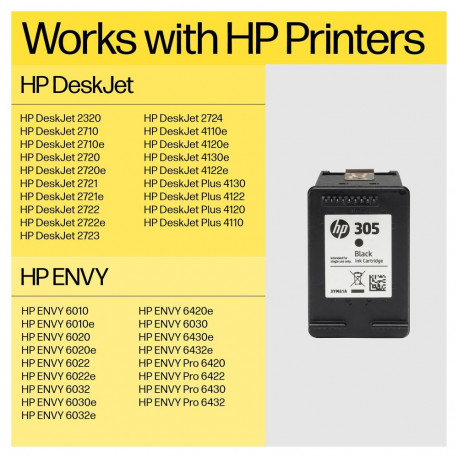 "HP Tinte 305XL 3YM62AE Schwarz"