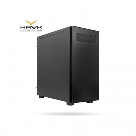 Chieftec Case||HAWK|MidiTower|Not included|ATX|MicroATX|MiniITX|Colour Black|AL-02B-OP