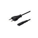 SAVIO toitekaabel (M) 2pin, 1.2m CL-97