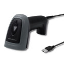 Qoltec 50863 juhtmega QR- ja vöötkoodiskanner USB