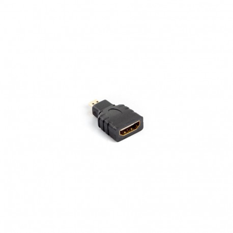Lanberg AD-0015-BK kaabli soovahetaja HDMI Micro HDMI must