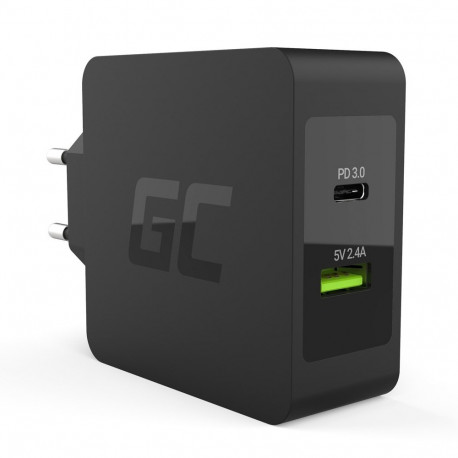 Green Cell CHAR10 must siseruumides mobiiliseadme laadija