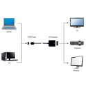 Gembird A-HDMI-VGA-04 videokaabli adapter 0.15 m VGA (D-Sub) HDMI Type A (Standard) must