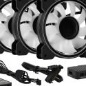Aerocool Mirage 12 ARGB Pro arvutikorpuse jahutuskomplekt 12 cm must