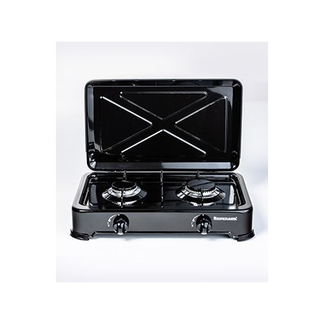 Countertop Hob Gas Ravanson K-02TB [black; 2 zone(s)]
