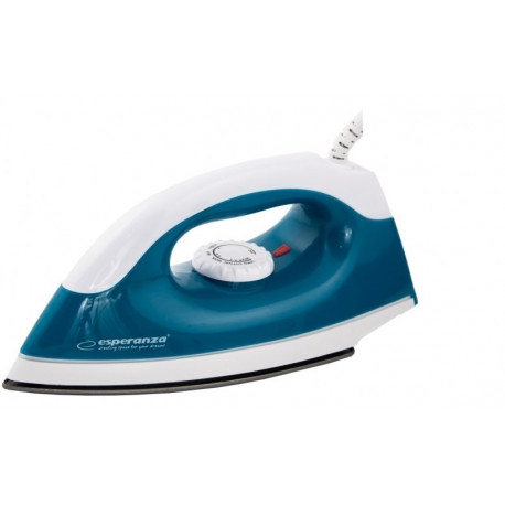 Esperanza EHI001 Dry iron Non-stick soleplate 1200 W Blue, White