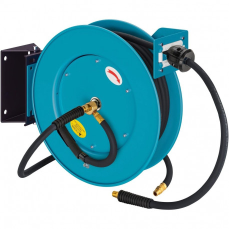 Schlauchaufroller offen 9040OS-10, 20 Meter (blau, 2 Meter Anschlussschlauch)