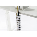 Digitus Flexible cable routing with adjustable length, silver