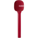 Rode Microphones Interview GO, microphone red, adapter