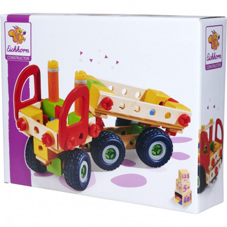 Eichhorn Constructor Trucks, construction toy 135 pieces