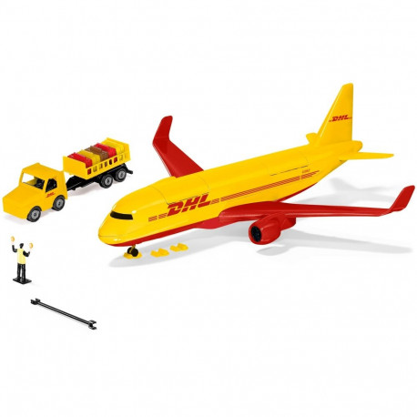 DHL kaubalennuk tarvikutega, sinine/valge