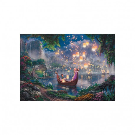 Thomas Kinkade pusle Disney Rapunzel