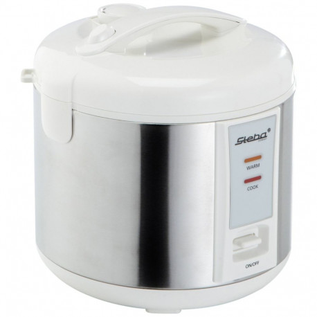 riisikeetja RK 2 700Watt 3,5Liter, roostevaba teras/valge