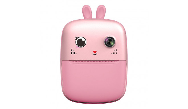 Mini Thermal Printer for Kids with Camera and Camcorder - Pink