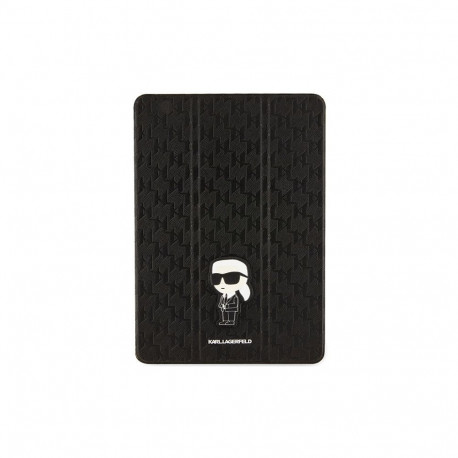 Karl Lagerfeld Saffiano Monogram Ikonik Case for iPad 10.2" 2019 (7th gen.) Folio Magnet Allover Cov