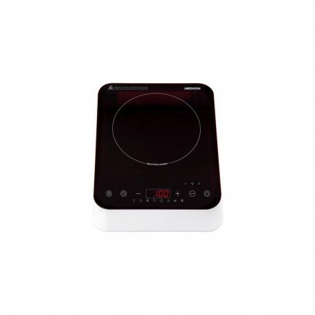 MEDION MD 18490 Black, White Countertop 29 cm Zone induction hob 1 zone(s)