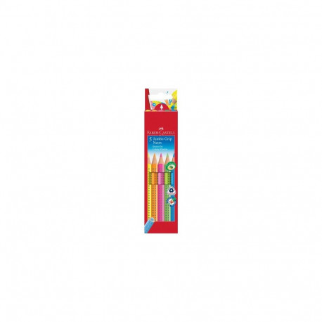 Faber-Castell Jumbo GRIP Blue, Green, Orange, Pink, Yellow 5 pc(s)