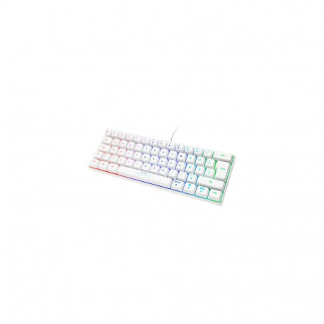 Deltaco GAM-075-W-DE keyboard Gaming USB QWERTZ German White