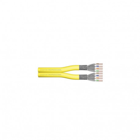 Digitus CAT 7A S/FTP, data cable - installation cable, 500 m, duplex, Cca, GHMT PVP certified