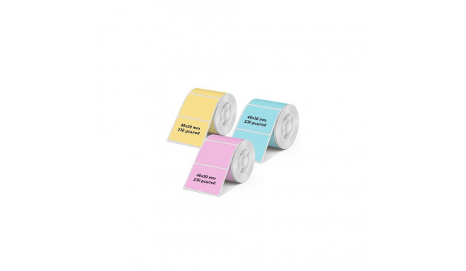 Olympia 6323 printer label Multicolour Self-adhesive printer label