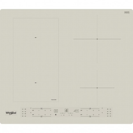 WHIRLPOOL Induction Hob WL B6860 NE/S 60 cm Silver Dawn, FlexiCook 1 side