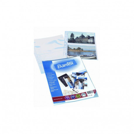 Kiletasku A4 köidetav 15x21cm, 2 taskut 4-le fotole, 10tk/pk, Bantex