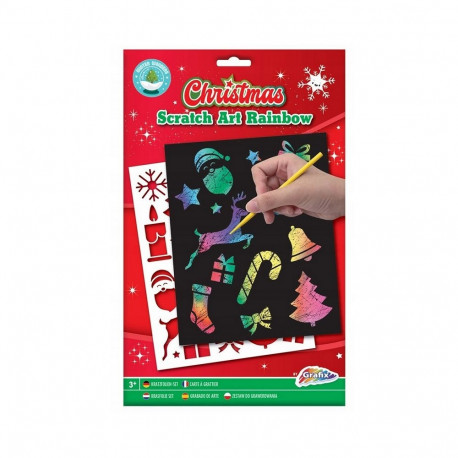 Grafix kraapimiskunst Jõulud 4 lehte