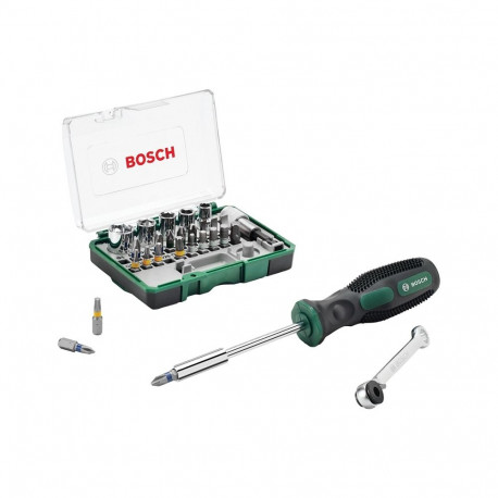27PCS.MINI-RATCHET SET +HAND SCREWDRIVER